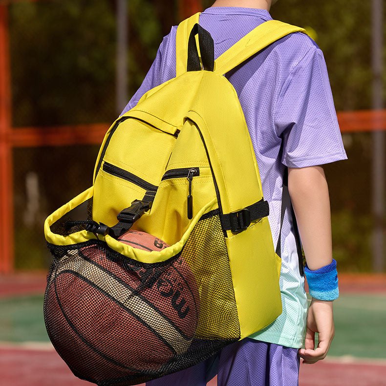 Youth Basketball Backpack with Ball Pocket Main| Yiran Sportslife