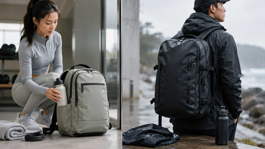 Water-resistant and waterproof sports backpacks for active daily carry
