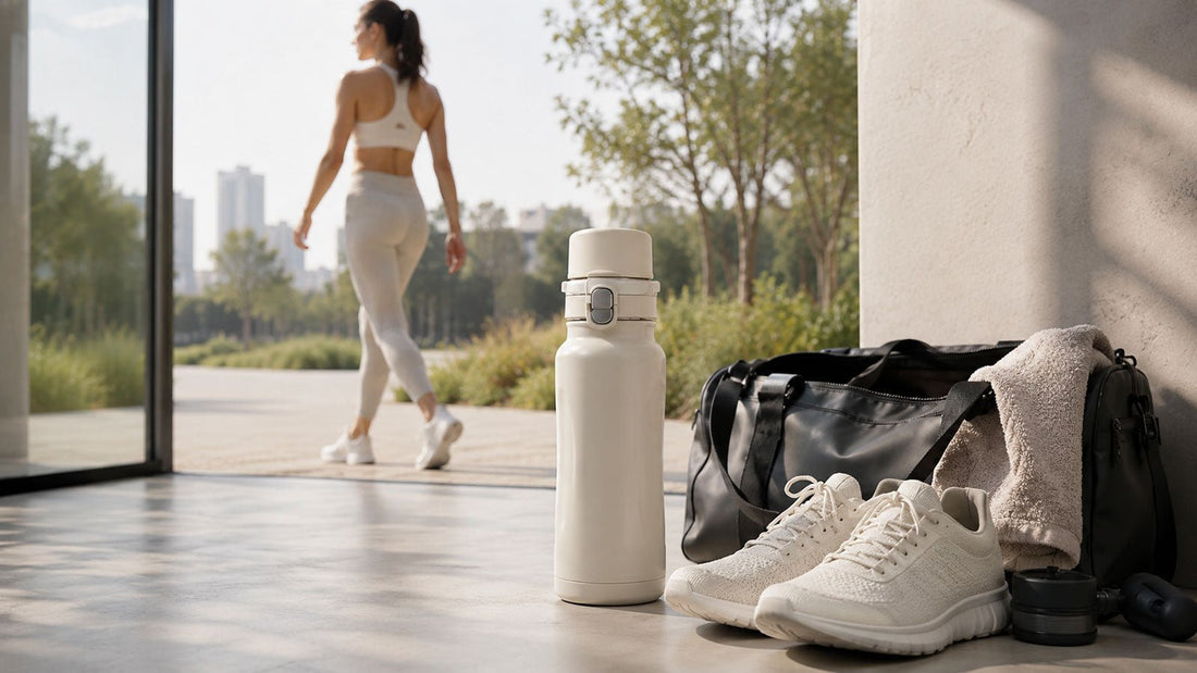 Leak-resistant water bottle for gym days and outdoor walks