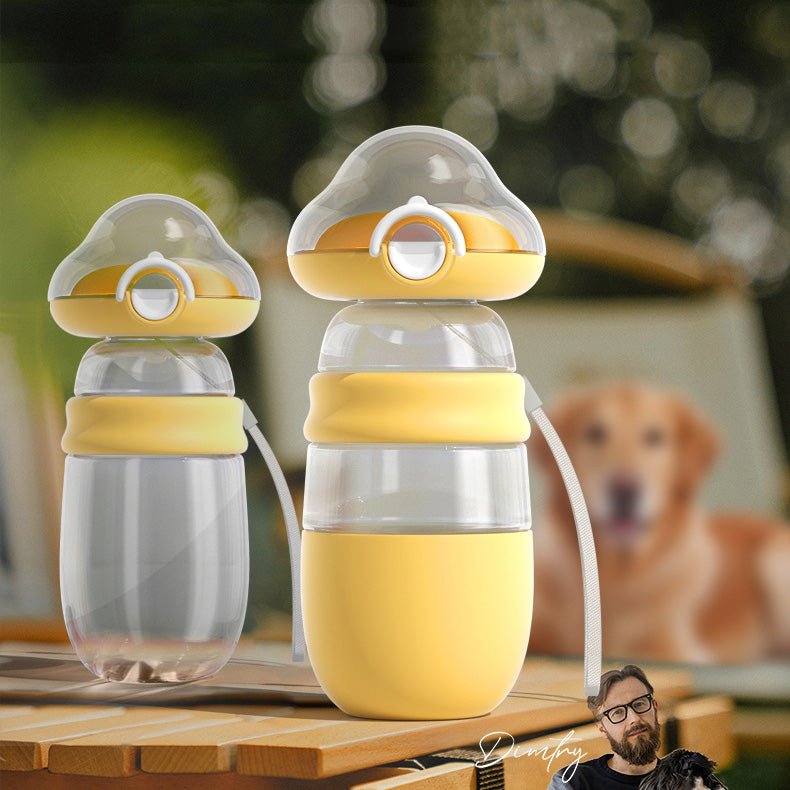 2-in-1 Dog Water Bottle Main| Yiran Sportslife