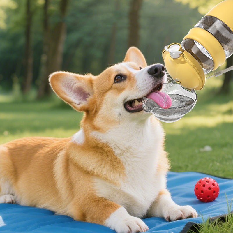 2-in-1 Dog Water Bottle Main| Yiran Sportslife