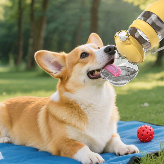 2-in-1 Dog Water Bottle Main| Yiran Sportslife