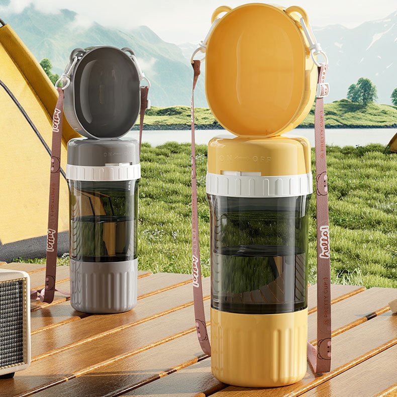 2-in-1 Pet Travel Bottle Main| Yiran Sportslife