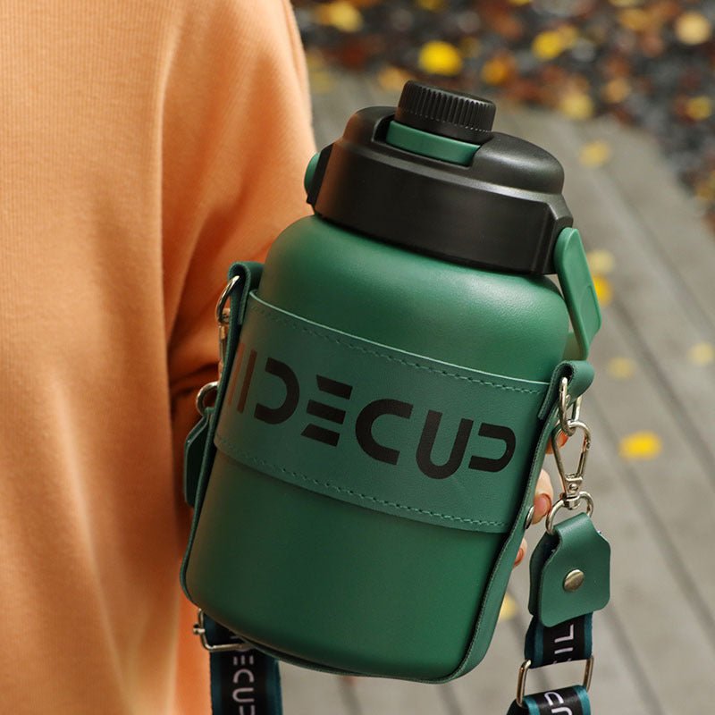316 Big Belly Insulated Water Bottle SKU Green S|Yiran Sportslife