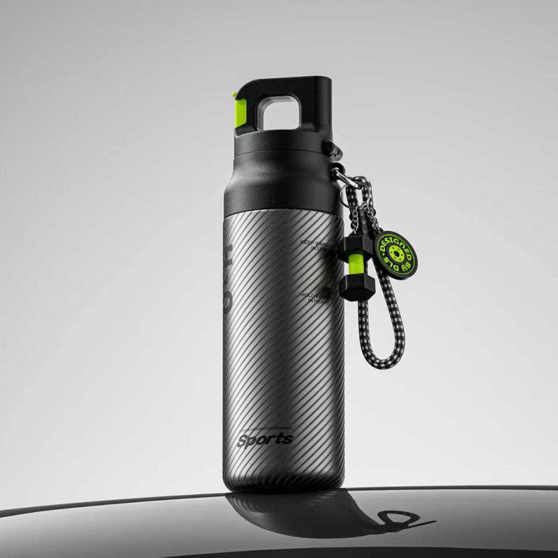580ml 316 Stainless Steel Sport Bottle SKU Black| Yiran Sportslife