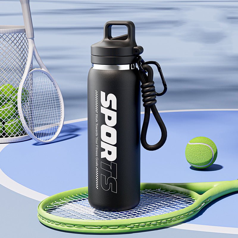 316 Stainless Steel Insulated Sports Bottle SKU Black 600ML|Yiran Sportslife