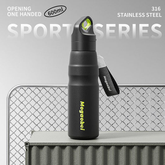 316 Stainless Steel Thermal Sports Water Bottle SKU Black|Yiran Sportslife