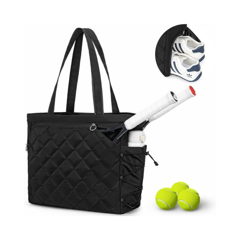 35L Tennis Pickleball Tote Bag SKU Black| Yiran Sportslife