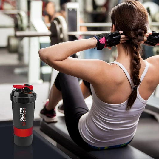 500ml Protein Shaker Bottle with Powder Storage - Sports Water Bottle - Yiran Sportslife