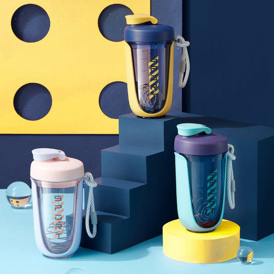 590ml Color Block Protein Shaker Bottle Main|Yiran Sportslife