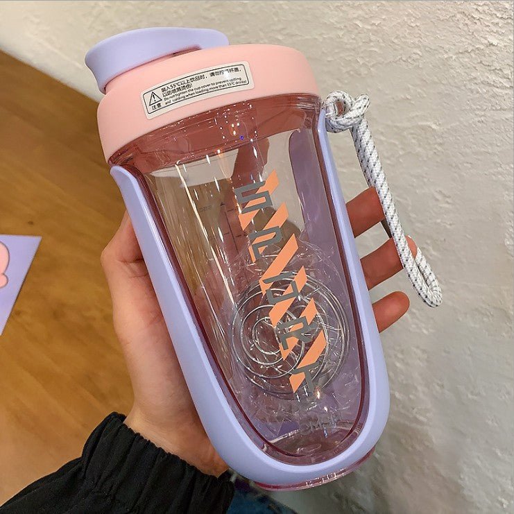 590ml Color Block Protein Shaker Bottle SKU Purple|Yiran Sportslife