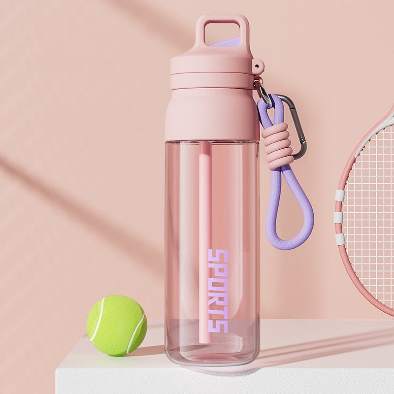 700ml Tritan Sports Water Bottle with Straw SKU Pink 700ML|Yiran Sportslife
