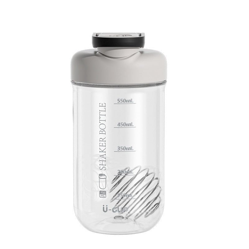 750ml Clear Tritan Shaker Bottle with Carry Handle SKU Gray|Yiran Sportslife