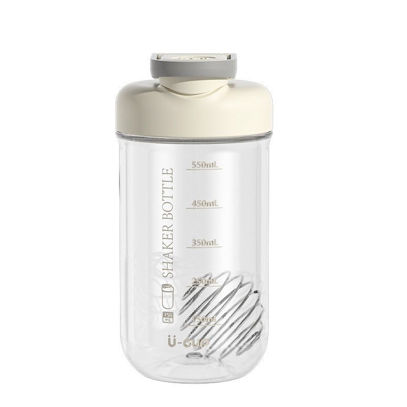 750ml Clear Tritan Shaker Bottle with Carry Handle SKU White |Yiran Sportslife
