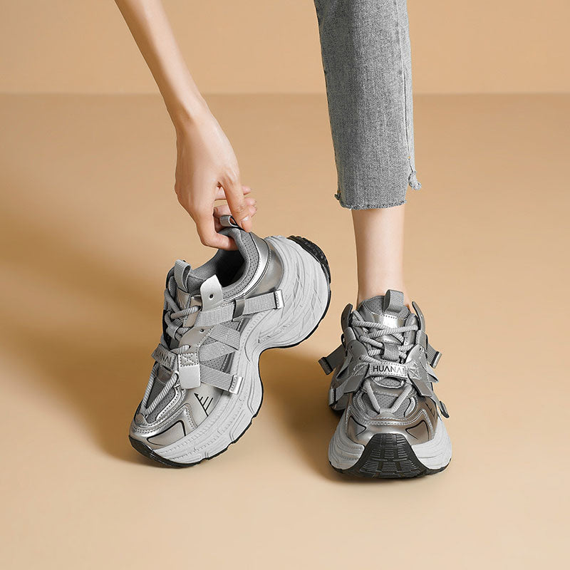 Breathable Mesh Chunky Sneakers