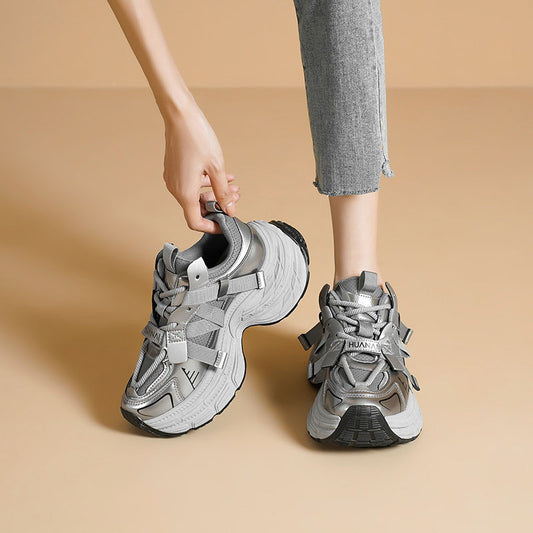 Breathable Mesh Chunky Sneakers