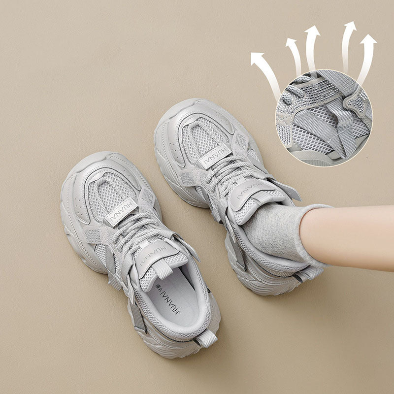Breathable Thick Bottom Sneakers