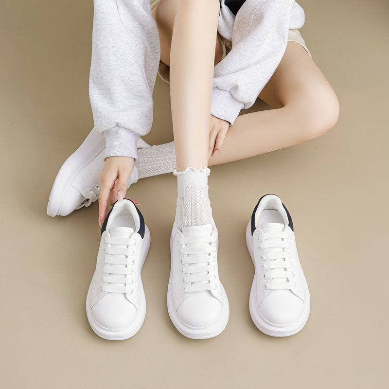 Korean Style Flat Platform Sneakers