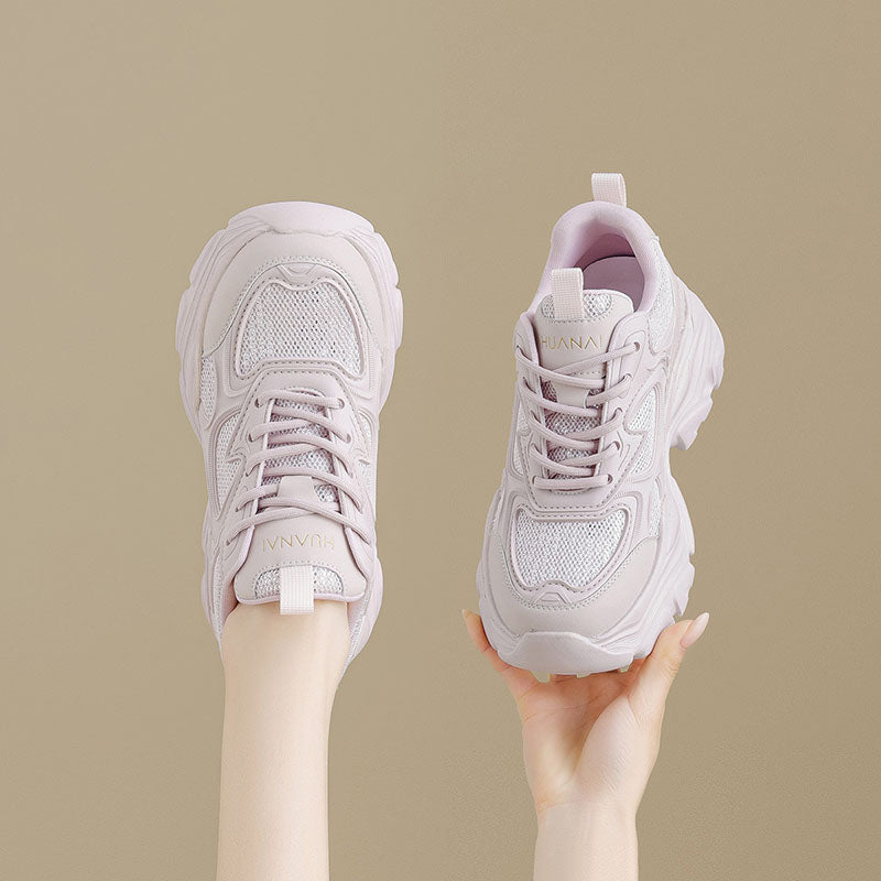 Lace-Up Heightening Chunky Sneakers