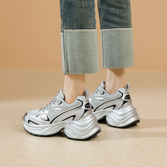 Thick-Bottom Dad Shoes