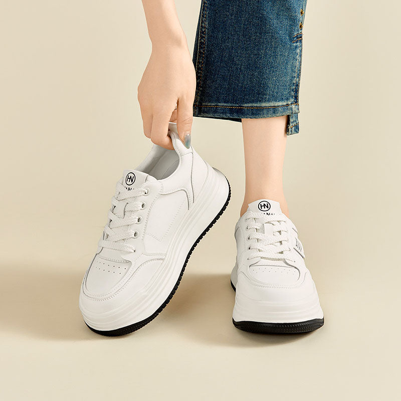 Thick-sole Sports Low-Top Sneakers