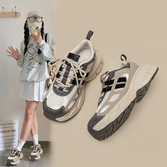 Women Mesh Breathable Hieghtening Sneakers