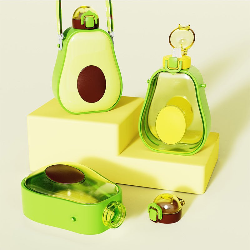 Avocado Crossbody Water Bottle with Pop-Up Straw Main|Yiran Sportslife
