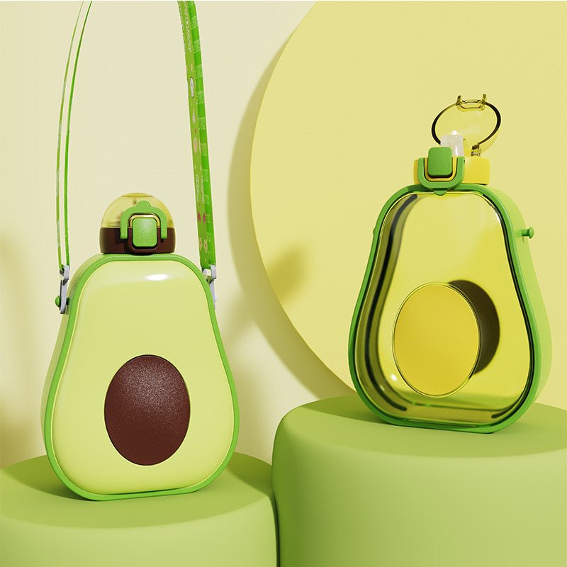 Avocado Crossbody Water Bottle with Pop-Up Straw Main|Yiran Sportslife