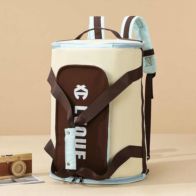 Badminton Backpack with Shoe Compartment SKU Brown| Yiran Sportslife