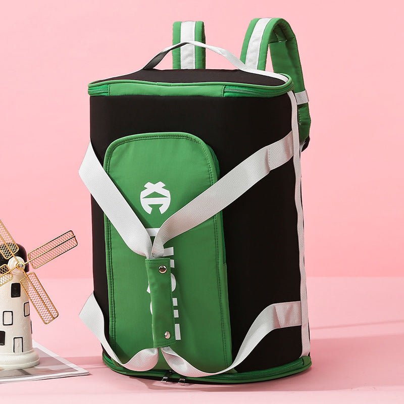 Badminton Backpack with Shoe Compartment SKU Green| Yiran Sportslife