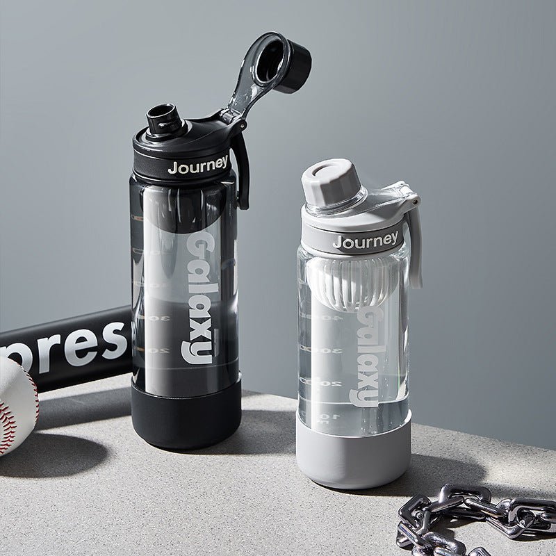 Clear Hiking Water Bottle with Strainer Main|Yiran Sportslife
