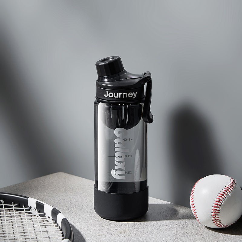 Clear Hiking Water Bottle with Strainer SKU Black|Yiran Sportslife