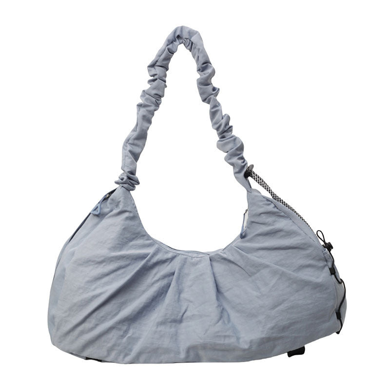 Cloud-Ruched Yoga Tote Bag SKU Blue| Yiran Sportslife