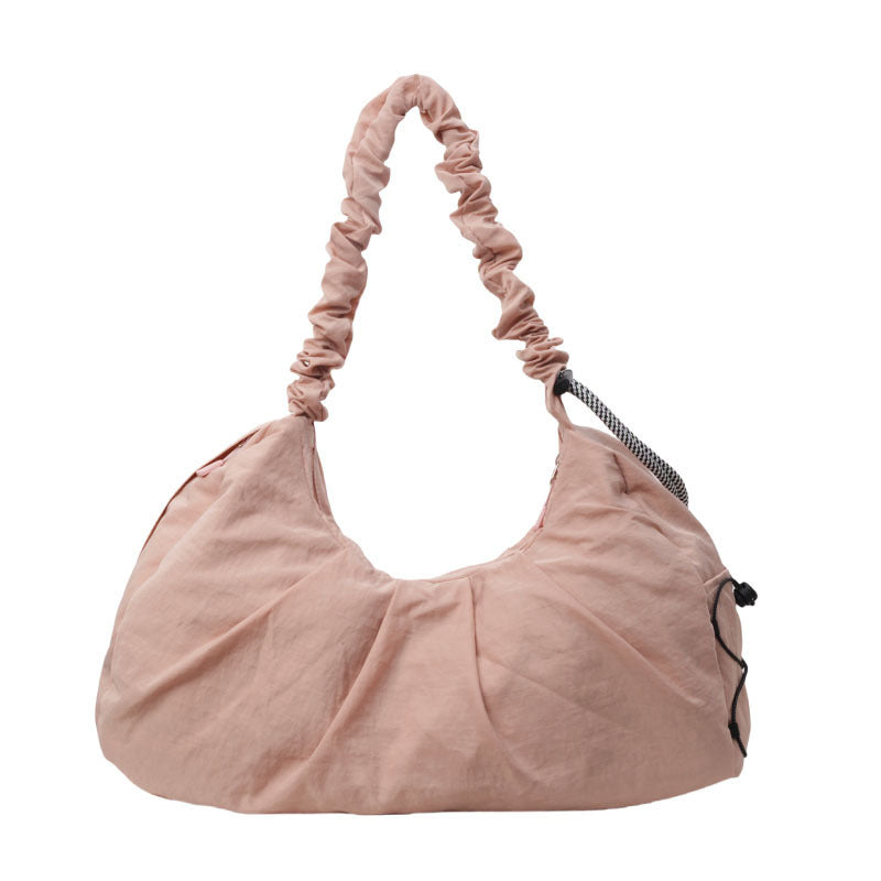Cloud-Ruched Yoga Tote Bag SKU Pink| Yiran Sportslife