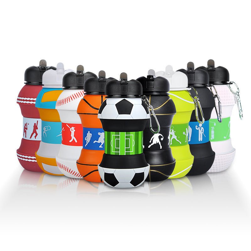 Collapsible Silicone Sports Water Bottle Main|Yiran Sportslife