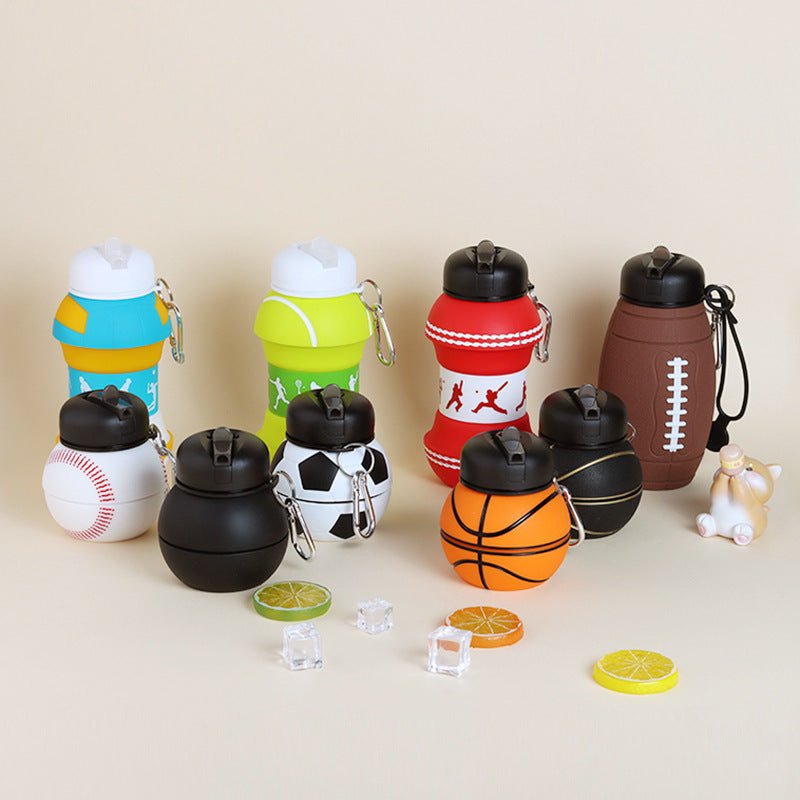 Collapsible Silicone Sports Water Bottle Main|Yiran Sportslife