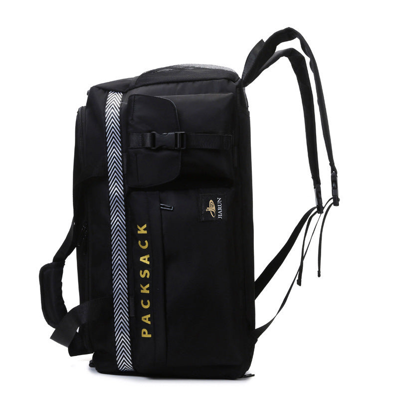 High-Capacity Convertible Duffel Backpack SKU Black| Yiran Sportslife
