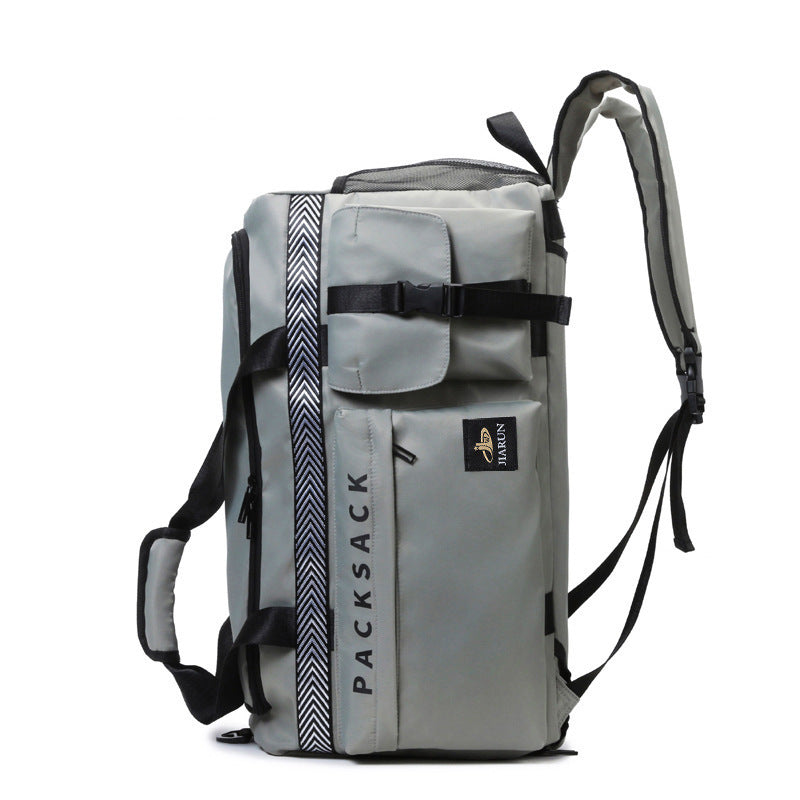 High-Capacity Convertible Duffel Backpack SKU Gray| Yiran Sportslife