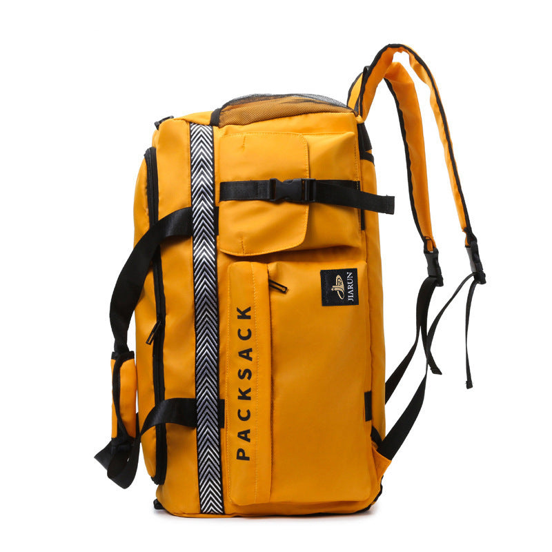 High-Capacity Convertible Duffel Backpack SKU Yellow| Yiran Sportslife