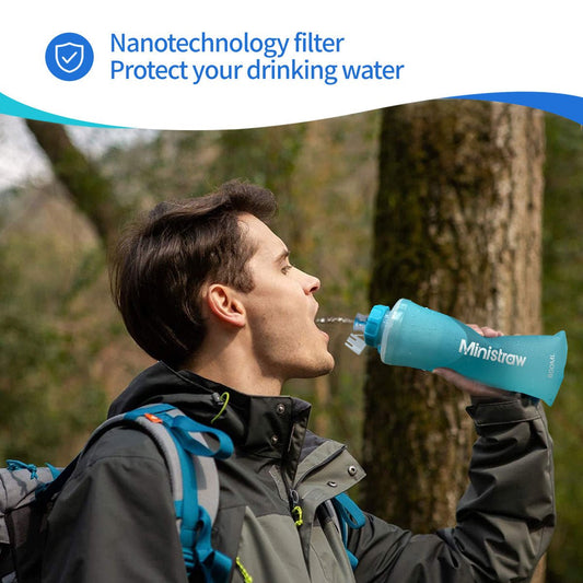 800ml Foldable Filter Bottle Main| Yiran Sportslife