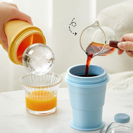 Foldable Silicone Ice Ball Cup Main|Yiran Sportslife