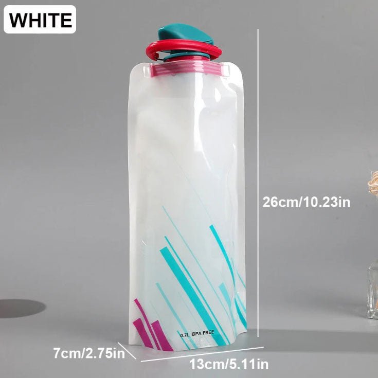 BPA-Free Foldable Outdoor Bottle SKU White| Yiran Sportslife