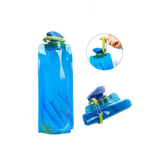 Foldable Silicone Sports Water Bottle White Background Image| Yiran Sportslife