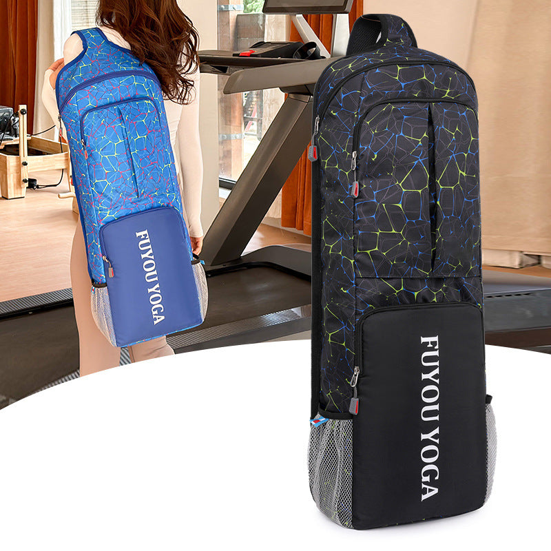 Geometric Yoga Mat Sling Backpack Main| Yiran Sportslife