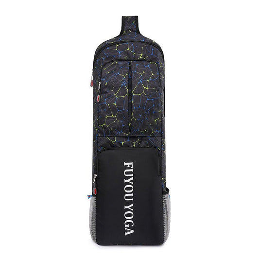 Geometric Yoga Mat Sling Backpack SKU Black| Yiran Sportslife