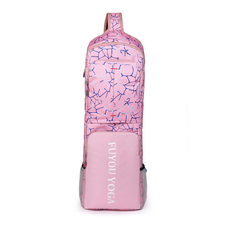 Geometric Yoga Mat Sling Backpack SKU Pink| Yiran Sportslife