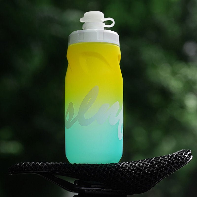 Gradient Squeeze Cycling Water Bottle SKU Gradient Yellow| Yiran Sportslife