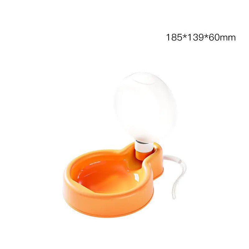 Gravity Feed Dog Water Dispenser SKU Orange 350ML| Yiran Sportslife