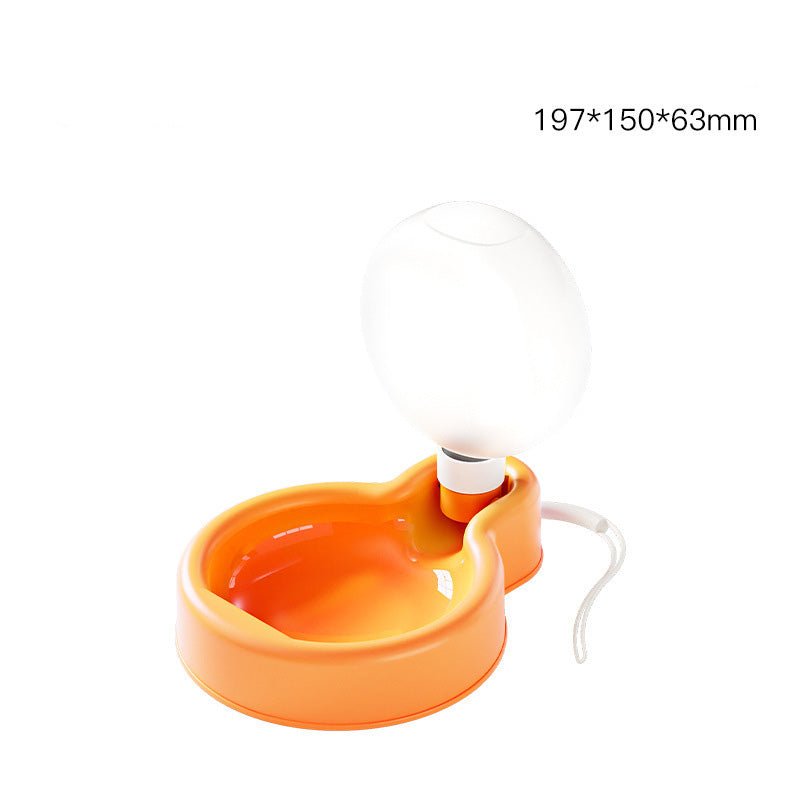 Gravity Feed Dog Water Dispenser SKU Orange 500ML| Yiran Sportslife