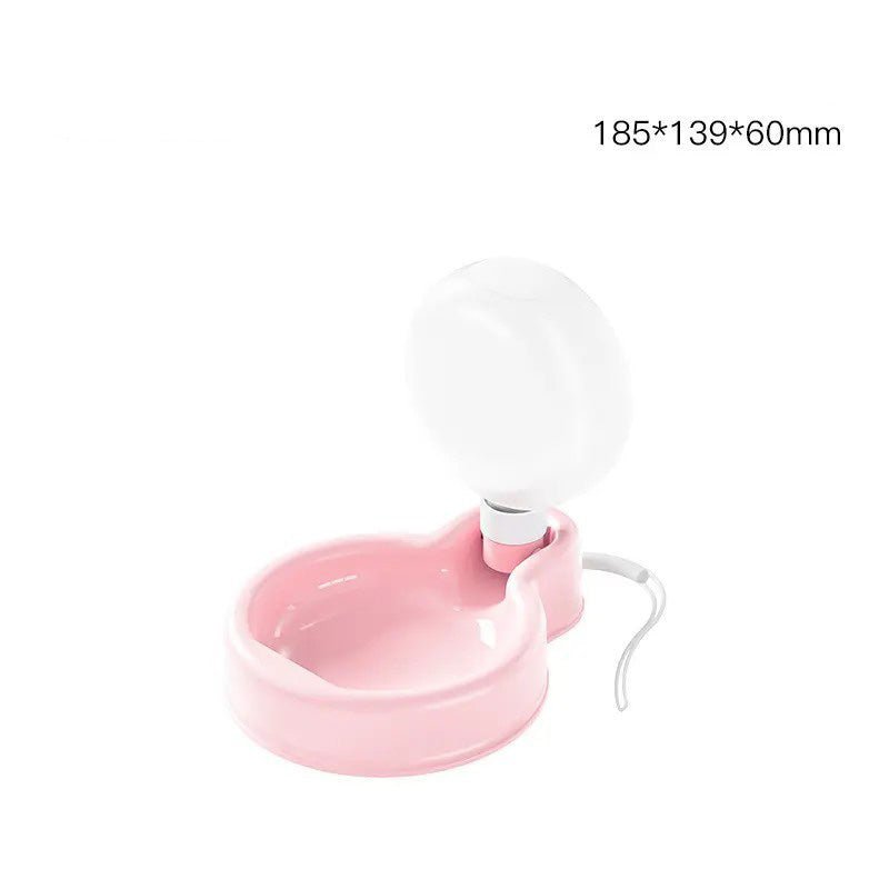 Gravity Feed Dog Water Dispenser SKU Pink 350ML| Yiran Sportslife